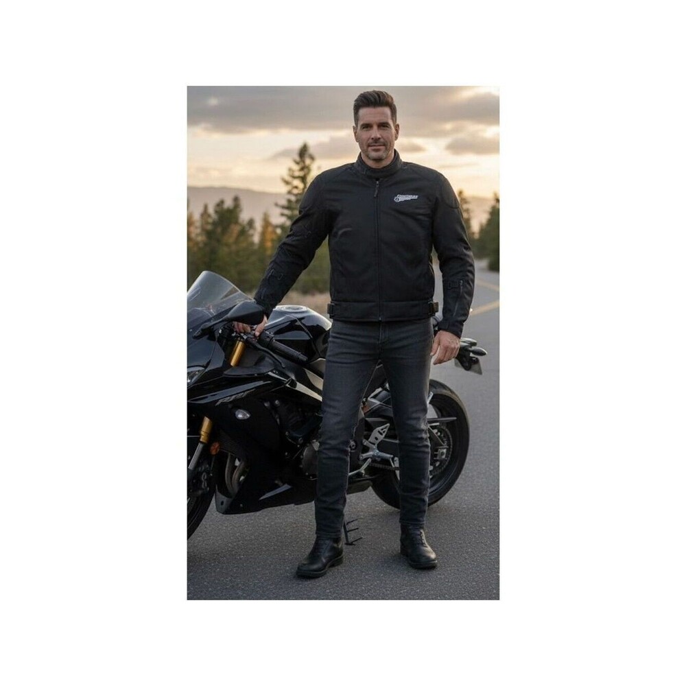 Firstgear Mesh-Tex Armored Motorcycle Jacket Size L with Liner